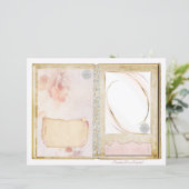 ヴィンテージウェディングジャンクジャーナルスクラップブックページ15 &16 (スタンド正面)