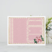 ヴィンテージウェディングジャンクジャーナルブックカバー紙 (スタンド正面)