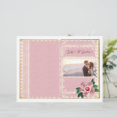 ヴィンテージウェディングジャンクジャーナルブックカバー紙 (スタンド正面)