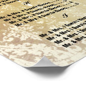 ヴィンテージウェディングスペシャルイベント客席表 ポスター (角)