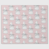 ヴィンテージウェディングドレス プレゼント 花嫁 ラッピングペーパー (フラット)