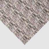 ヴィンテージウェディングドレス 花嫁と花婿のソフトピンク 薄葉紙 (詳細)