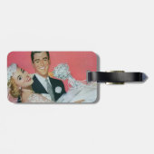 ヴィンテージウェディングニューウェア、新郎新婦ハネムーン ラゲッジタグ (裏面横)