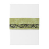 ヴィンテージウェディングビクトリアンフラワーフローラスクロール 招待状ベリーバンド (裏面例)