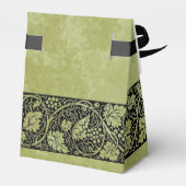 ヴィンテージウェディングビクトリアンブドウつる植物葉 フェイバーボックス (裏面サイド)