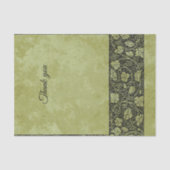 ヴィンテージウェディングビクトリアンブドウつる植物葉 薄葉紙 (正面)