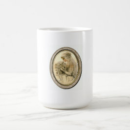 ヴィンテージウェディングビクトリアンブライドマグ コーヒーマグカップ