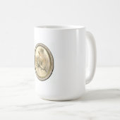 ヴィンテージウェディングビクトリアンブライドマグ コーヒーマグカップ (正面右)