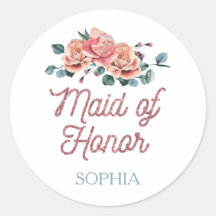 ヴィンテージウェディングフラワーズメイド・オブ・オーナー（花嫁付き添い人）クラシックルーン