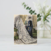 ヴィンテージウェディングブライダルポートレートビクトリアンブライド (スタンド正面)