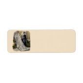 ヴィンテージウェディングブライダルポートレートビクトリアンブライド ラベル (正面)