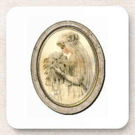 ヴィンテージウェディングブライドコースター コースター