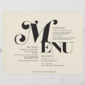 ヴィンテージウェディングブラッククリーム (正面/裏面)