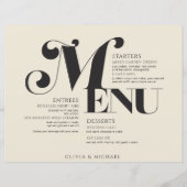 ヴィンテージウェディングブラッククリーム (正面)