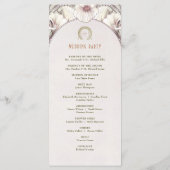 ヴィンテージウェディングプログラムアールヌーボーバイミュシャ プログラム (裏面)