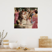 ヴィンテージウェディングポスター ポスター (キッチン)