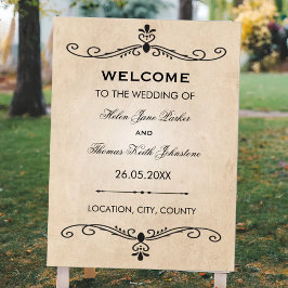 ヴィンテージウェディングポスター ポスター