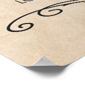 ヴィンテージウェディングポスター ポスター (角)