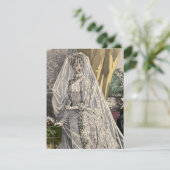 ヴィンテージウェディングポートレートブライダルシャワー 招待状 (スタンド正面)