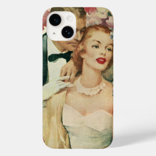 ヴィンテージウェディングポートレート、レトロ新郎新婦 Case-Mate iPhone 14ケース