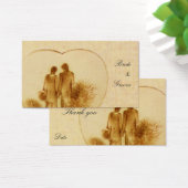 ヴィンテージウェディングメッセージカード (デスク)