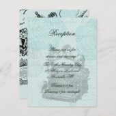 ヴィンテージウェディングラブレター 受付カード 招待状 (正面/裏面)