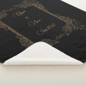 ヴィンテージウェディングロマンチックなスチームパンクフェアヤテール シェルパブランケット (3/4)