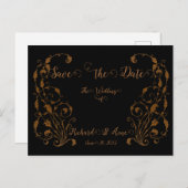 ヴィンテージウェディングロマンチックなスチームパンクフェアヤテール ポストカード (正面/裏面)