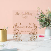 ヴィンテージウェディングロマンティックスチームパンクフェアリーテイル アクリルサイン (ウェディング)