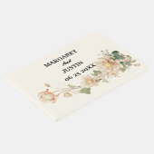 ヴィンテージウェディングロータス花 ゲストブック (コーナー)