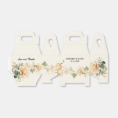 ヴィンテージウェディングロータス花 フェイバーボックス (折り畳みなし)