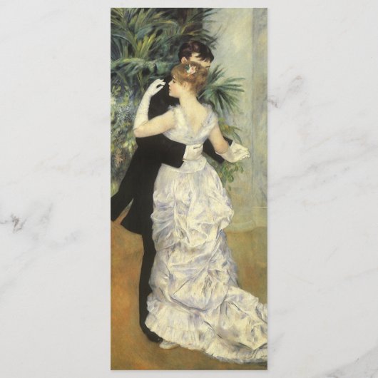 ヴィンテージウェディング披露宴メニュー，シティダンス，ルノアール メニュー (裏面)