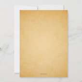 ヴィンテージウェディング招待状が華やかに 招待状 (裏面)