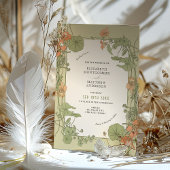 ヴィンテージウェディング招待状アールヌーボーバイフォード 招待状