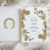 ヴィンテージウェディング招待状アールヌーボーバイフォード 招待状