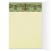 ヴィンテージウェディング招待状 (内側 (左))