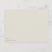 ヴィンテージウェディング招待状 インビテーションポストカード (裏面)