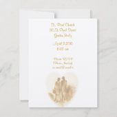 ヴィンテージウェディング招待状 招待状 (裏面)