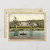 ヴィンテージウェディング招待状 – 自分の写真を追加 インビテーションポストカード (正面/裏面)