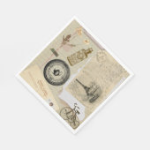 ヴィンテージウェディング紙ナプキン スタンダードランチョンナプキン (角)