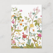 ヴィンテージウェディング詳細カード エンクロージャーカード (裏面)