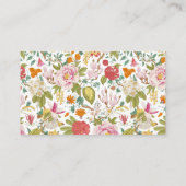 ヴィンテージウェディング詳細 エンクロージャーカード (裏面)