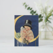 ヴィンテージウェディング、かわいいレトロブライダルシャワーパーティー 招待状 (スタンド正面)