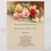 ヴィンテージウェディング、アンティークバラ花はまだ生活 (正面)