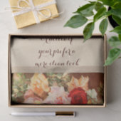 ヴィンテージウェディング、アンティークバラ花はまだ生活 薄葉紙 (ギフト)