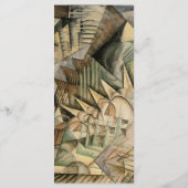 ヴィンテージウェディング, アースカラー, キュビズムアート メニュー (裏面)