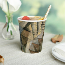 ヴィンテージウェディング, アースカラー, キュビズムアート