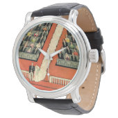 ヴィンテージウェディング、アートデコの新婦と新郎の新婚 腕時計 (アングル)