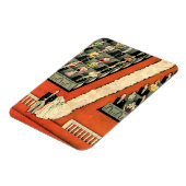 ヴィンテージウェディング、アールデコの花嫁と花婿の新婚 マグネット (左側)