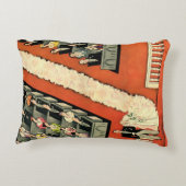 ヴィンテージウェディング、アールデコ新婚と新婚の新婚 アクセントクッション (裏面)